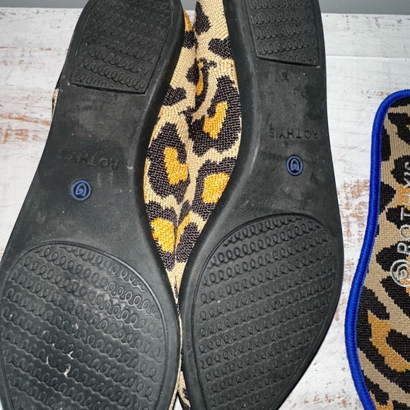 Rothy's big cat leopard print- the point flats - Picture 11 of 16
